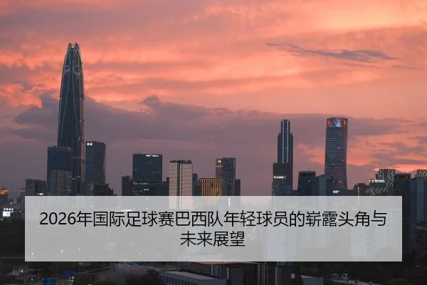 2026年国际足球赛巴西队年轻球员的崭露头角与未来展望